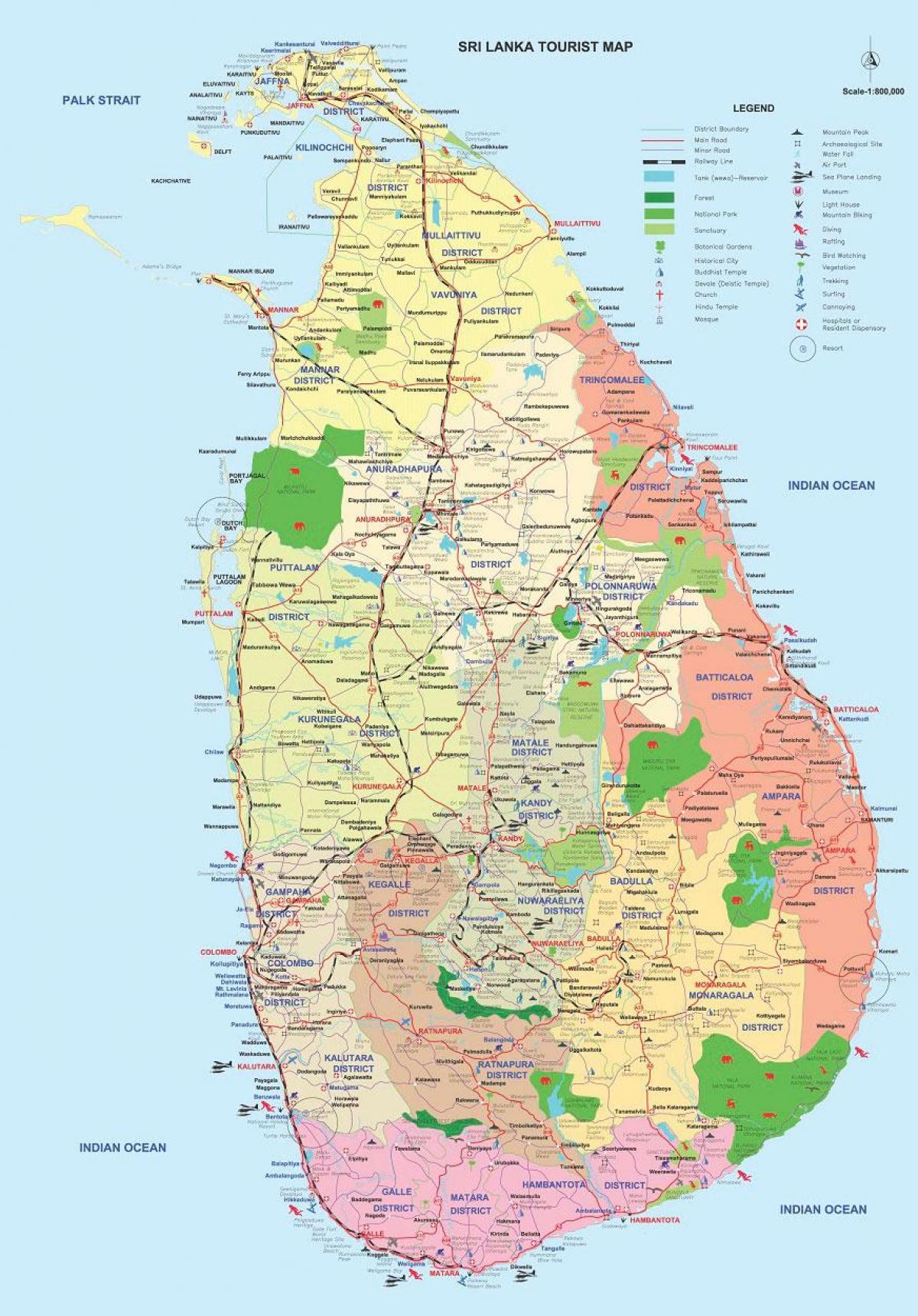இலங்கை அம்பாறை மாவட்ட வரைபடம்