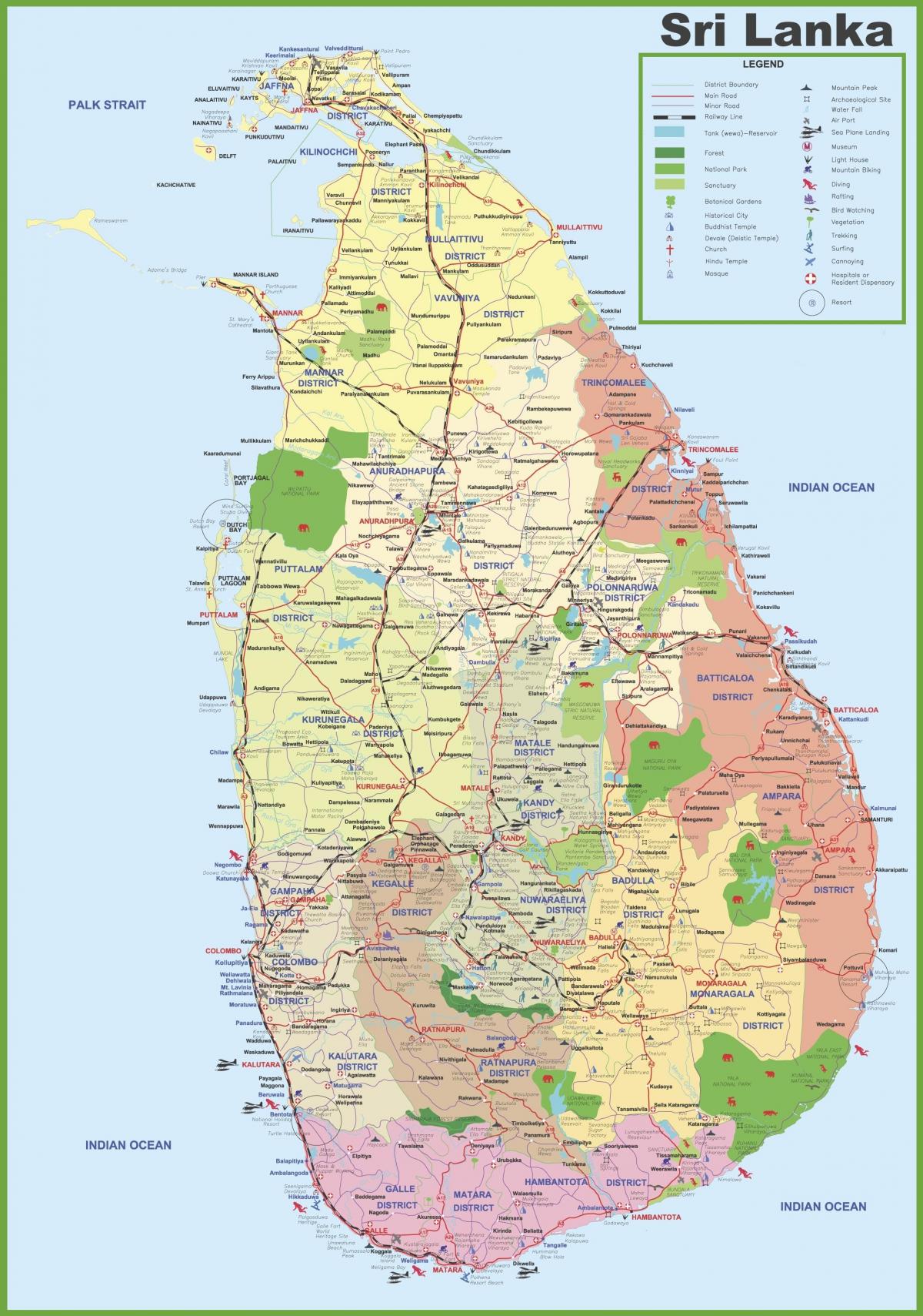 வரைபடம் இலங்கை கிராமத்தில்