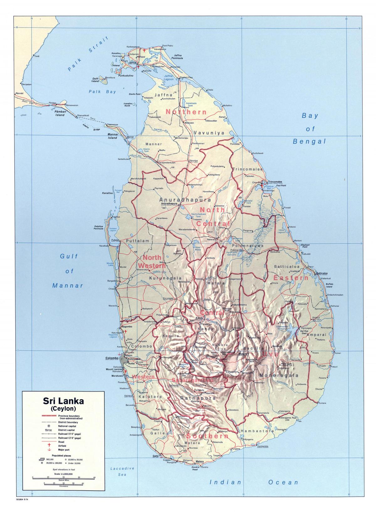 வரைபடம் இலங்கை நகரங்களில்