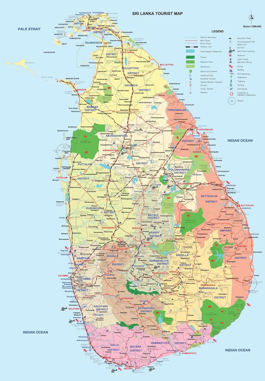 இலங்கை அம்பாறை மாவட்ட வரைபடம்