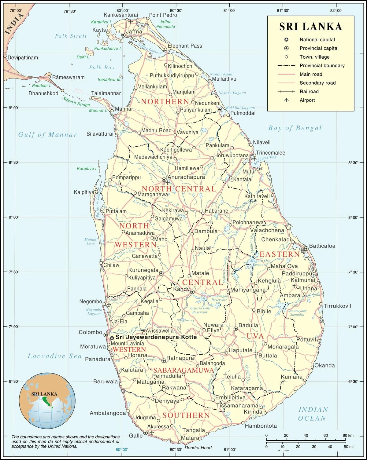 வரைபடம் இலங்கை நகரம்