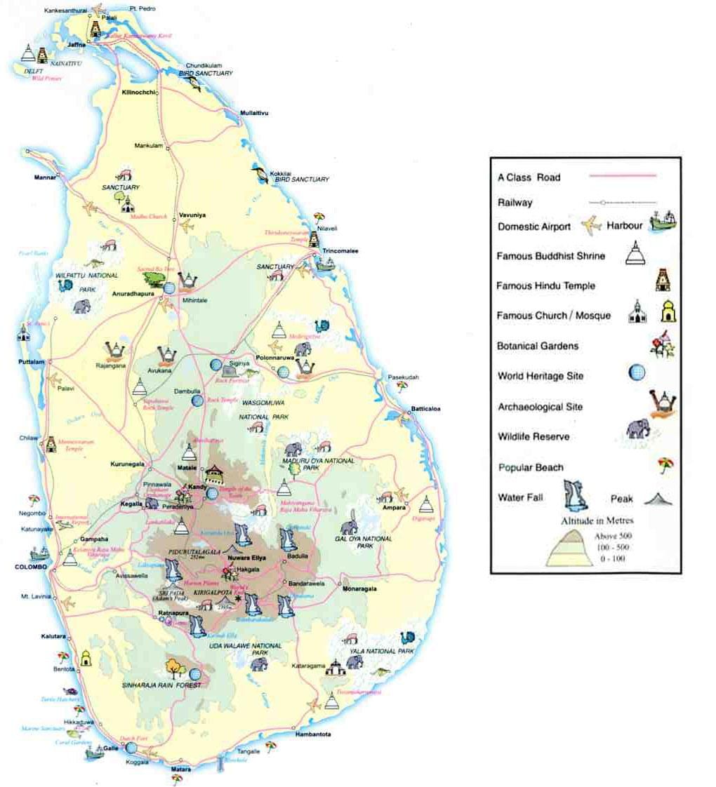வரைபடம் இலங்கை வரைபடம் தகவல்