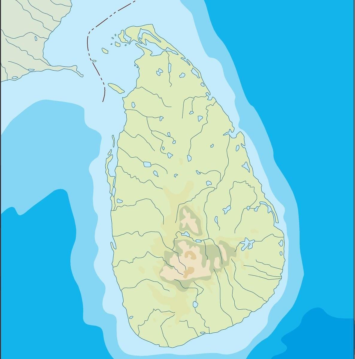 இலங்கை திசையன் வரைபடம்