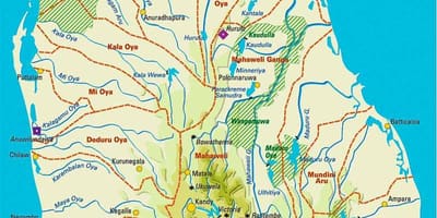 வரைபடம் இலங்கை புவியியல்
