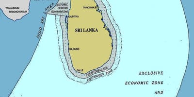 வரைபடம் இலங்கை கடல்