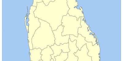 வரைபடம் கீழே தென் இலங்கை