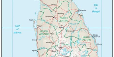 வரைபடத்தை வழிசெலுத்தல் வரைபடம் Sri Lanka