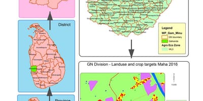வரைபடம் gn பிரிவு வரைபடம் Sri Lanka